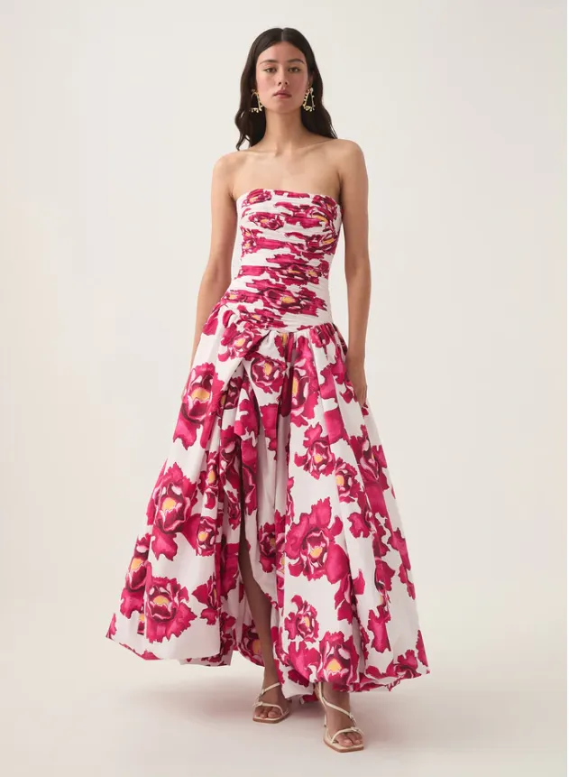 Aje Behold Maxi Dress Boldly Blooming Floral Size 8